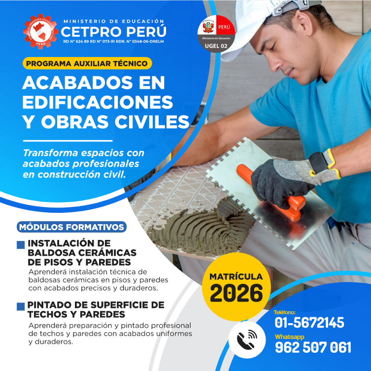 Acabados en Edificaciones y Obras Civiles